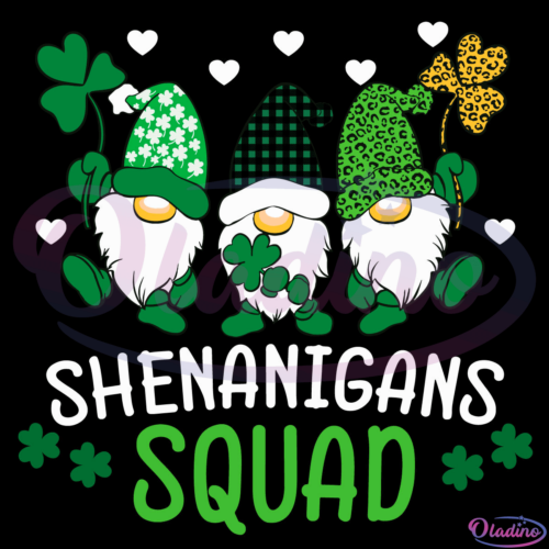 Shenanigans Squad St Patricks Day SVG Digital File