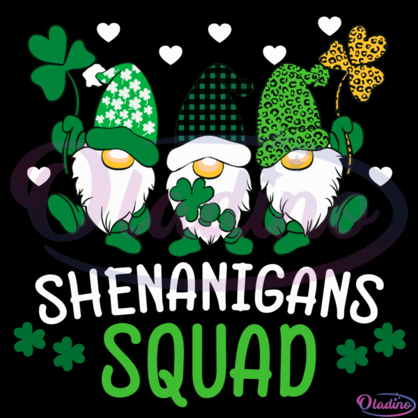 Shenanigans Squad St Patricks Day SVG Digital File, St. Patrick Svg