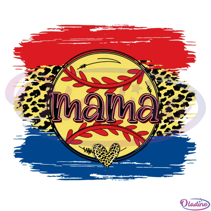 Softball mama SVG Digital File