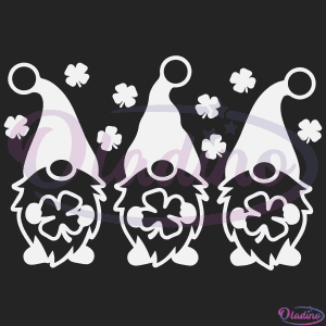 St Patricks Gnomes SVG Digital File