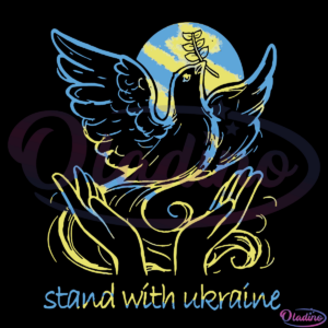 Stand With Ukraine Svg Digital File