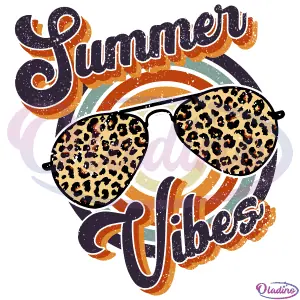 Summer Vibes SVG Digital File