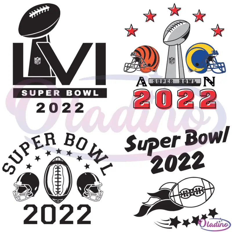 Super Bowl Bundle LVI Bundle SVG Digital File