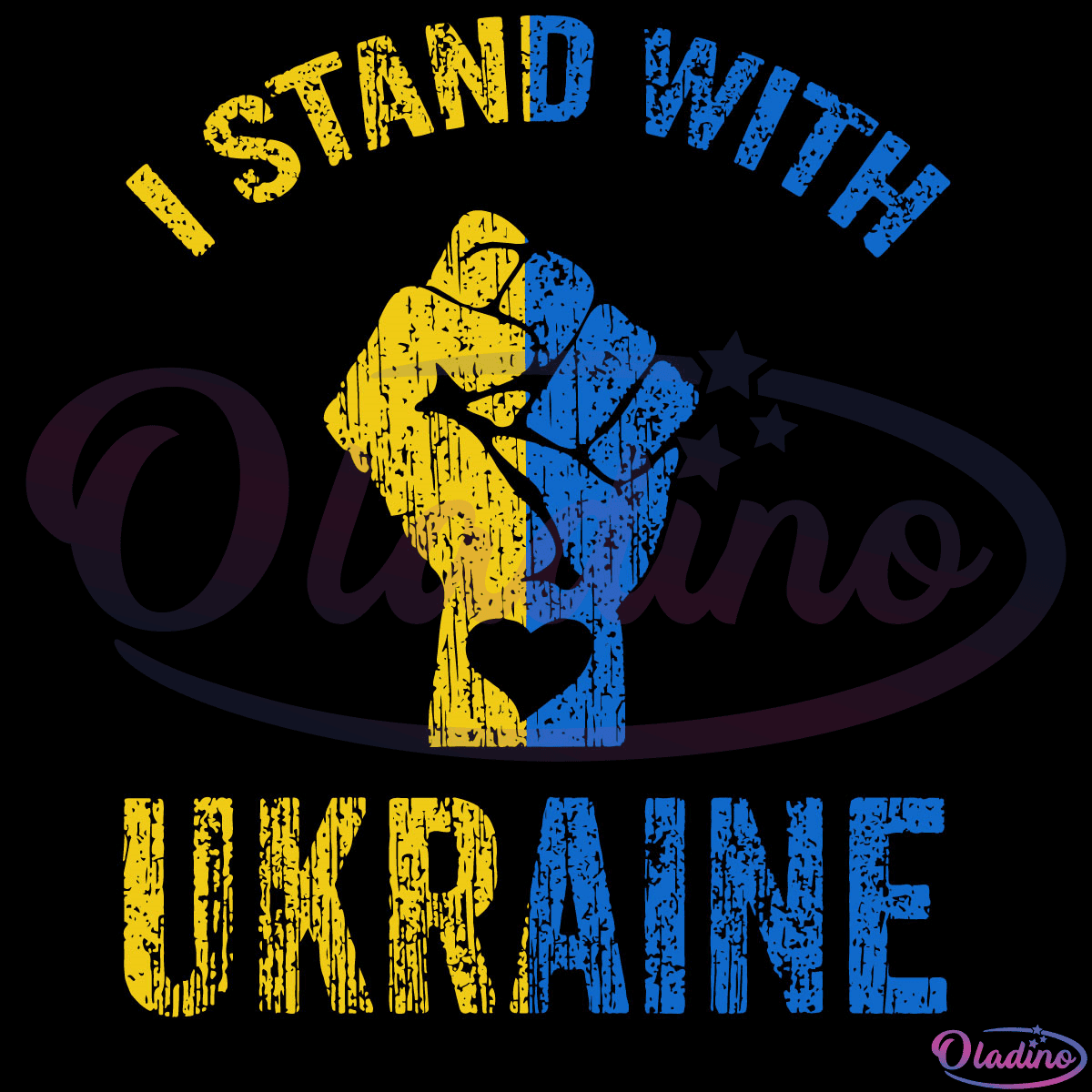 Support Ukraine I Stand With Ukraine SVG Digital File, Ukrainian Flag ...