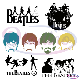 The Beatles Bundle SVG Digital File, Rock Band Svg