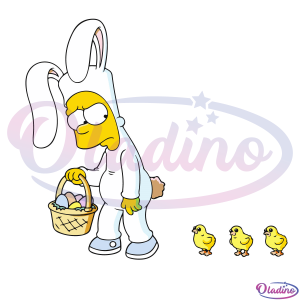The Simpsons Bart Easter Egg SVG Digital File, Easter Svg
