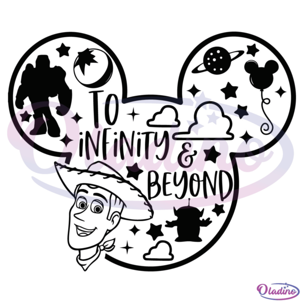 To Infinity And Beyond SVG Digital File