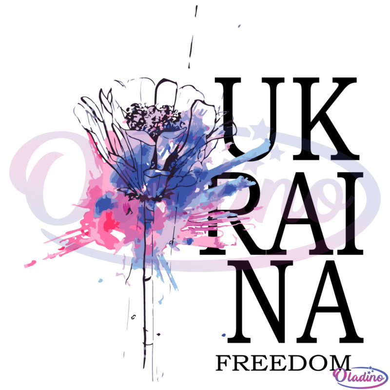 Ukraine Freedom SVG Digital File, Lovers of Flowers Svg