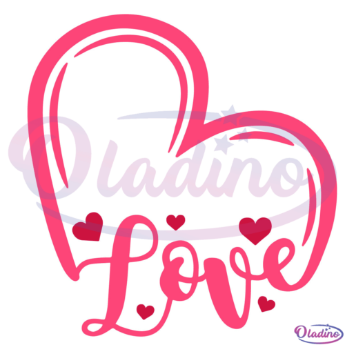 Valentines Day Heart SVG Digital File