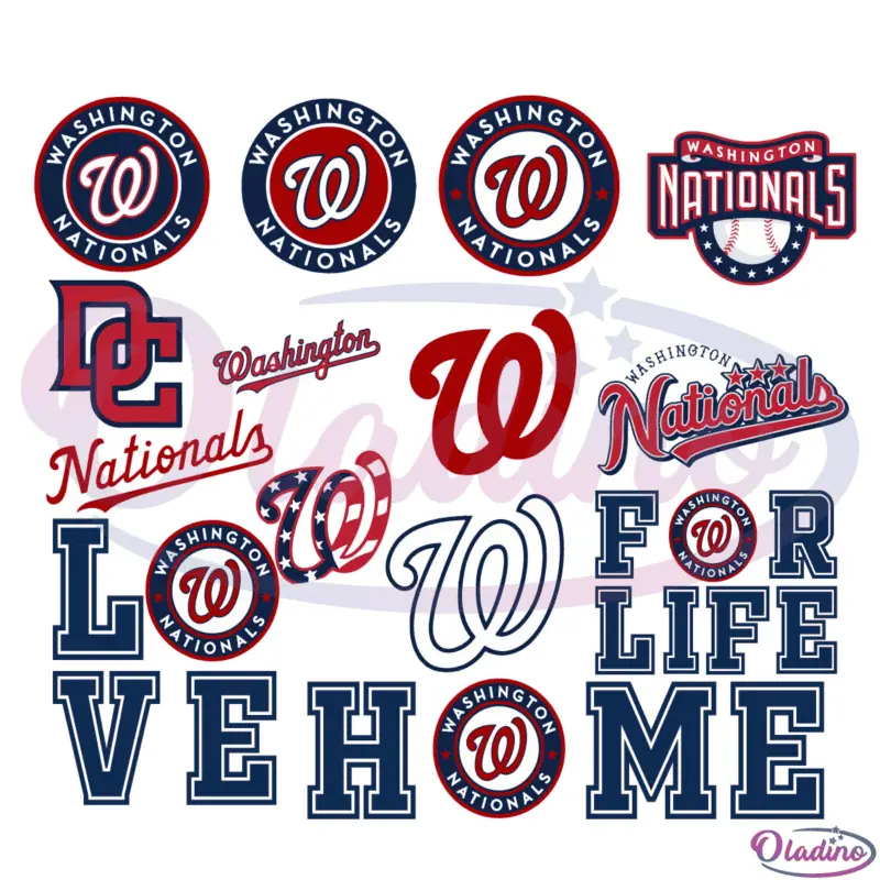 Washington Nationals Bundle SVG Digital File