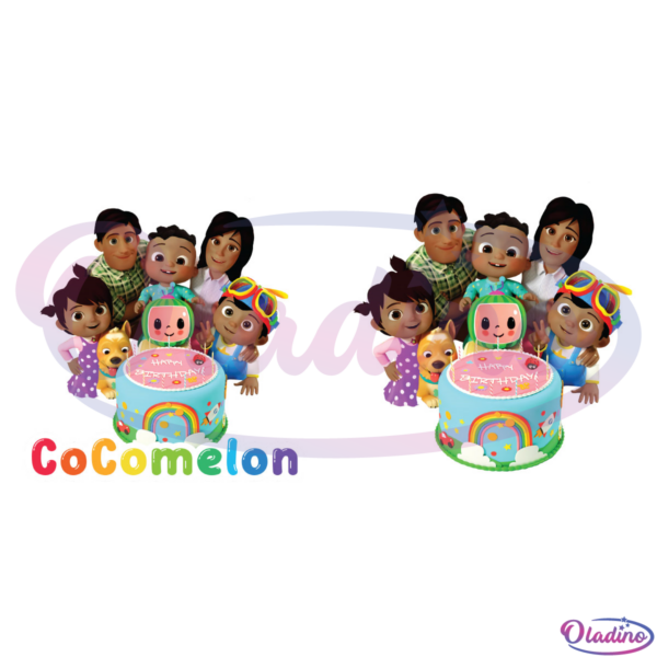 African American Cocomelon SVG Digital File, Cocomelon Birthday Svg