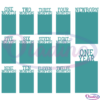Baby First Birthday Monthly Photo Banner SVG Digital File
