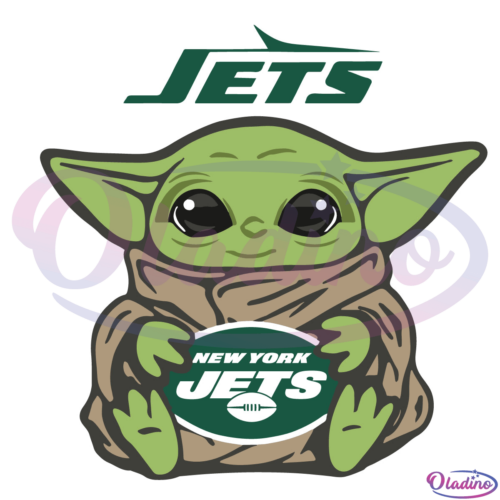 Baby Yoda New York Jets SVG Digital File