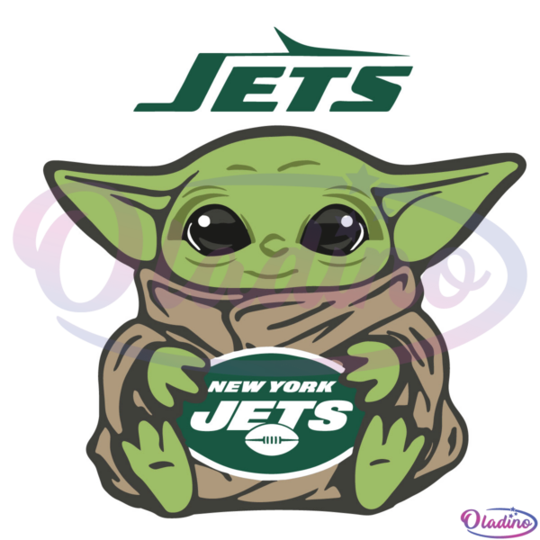 Baby Yoda New York Jets SVG Digital File, Yoda Svg