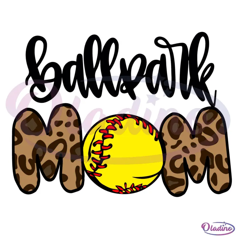 Ballpark Mom SVG Digital File