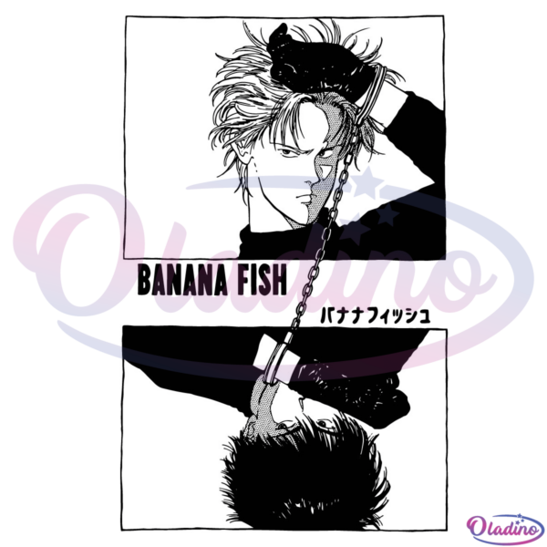 Banana Fish SVG Digital File, Anime Svg, Japanese Svg