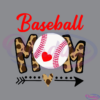 Baseball Mom Leopard Plaid SVG Digital File, Mothers Day SVG