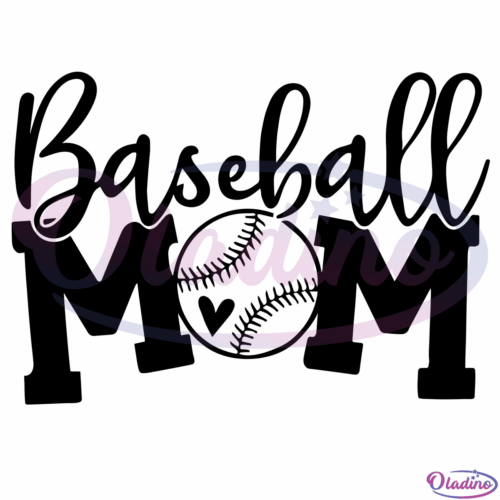 Baseball Mom SVG Digital File