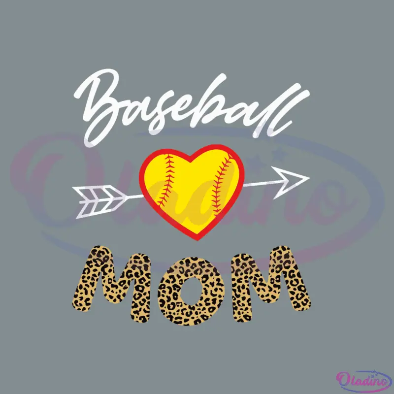 Baseball Mom Arrow SVG Digital File