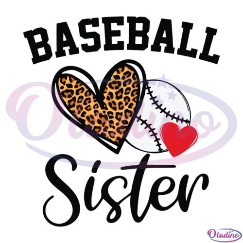 Baseball Sister SVG Digital File