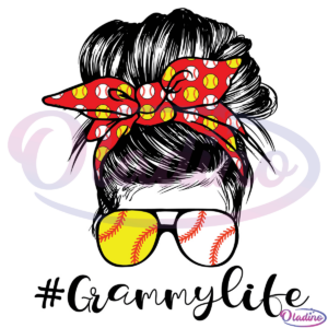 Baseball Softball Grammy Life SVG