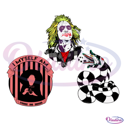 Beetlejuice Characters Designs Bundle SVG Digital File