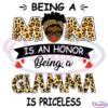Glamma Being A Mom Is An Honor Being A Glamma Is Priceless SVG