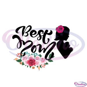 Best Mom Silhouette SVG Digital File