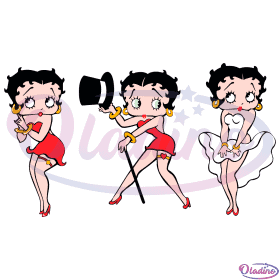 Betty Boop SVG Digital File Files, Betty Boop Svg Files For Cricut