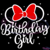 Birthday Girl Minnie Ears SVG Digital File, Birthday Svg, Minnie Ears Svg