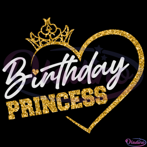 Birthday Princess SVG Digital File