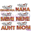Blessed Nana Bundle SVG Digital File, Blessed Grandma Svg