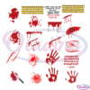 Blood Stains Are Red Bundle SVG Digital File, Halloween Svg