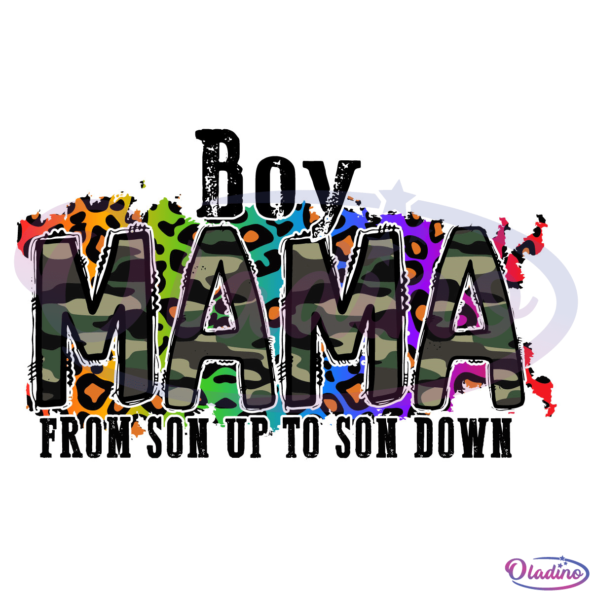Boy Mama From Son Up To Son Down SVG Digital File