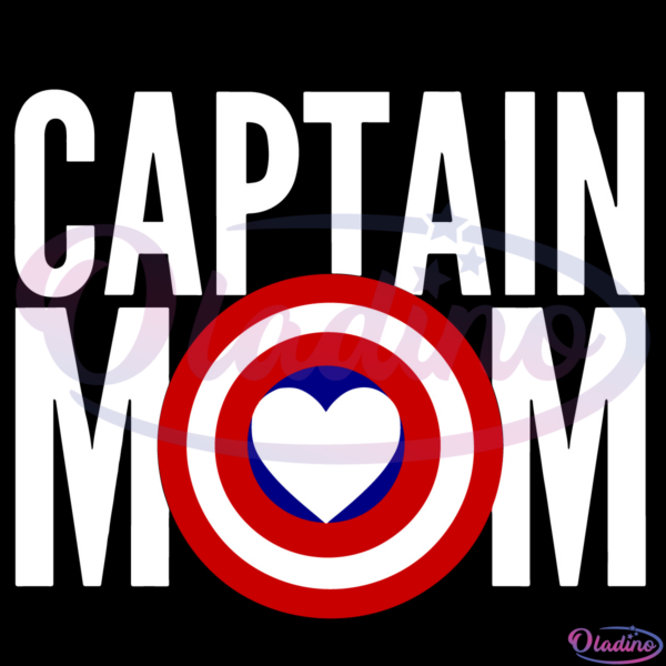 Captian Mom SVG Digital File, Hero SVG, Mothers Day SVG