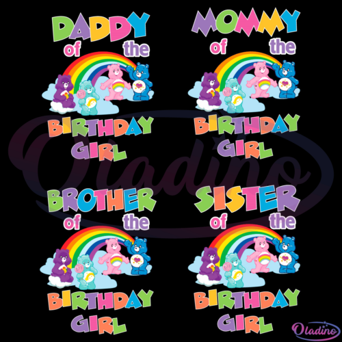 Care Bears Unlock the Magic Birthday Bundle SVG Digital File