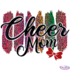 Cheer Mom SVG Digital File, Leopard Mom Svg, Cheerleader Svg
