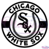 Chicago White Sox Cirlce Logo SVG Digital File, Chicago Svg
