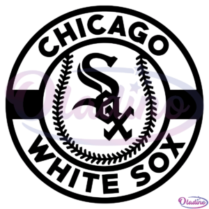 Chicago White Sox Cirlce Logo SVG Digital File