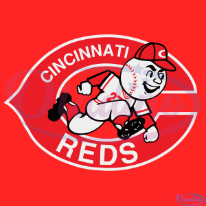 Cincinnati Reds Player Running SVG Digital File, MLB Svg