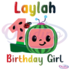 Cocomelon Personalized Name Birthday Girl PNG SVG Digital File