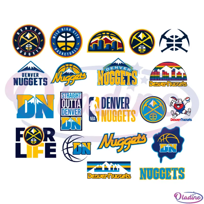 Denver Nuggets Sport Bundle SVG Digital File