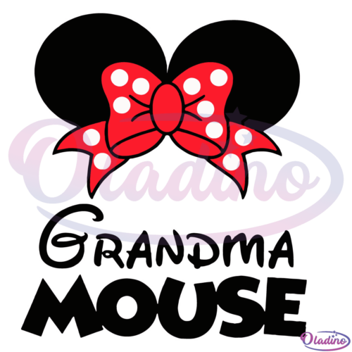 Disney Grandma Mouse SVG Digital File