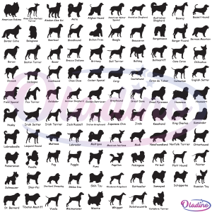 Dog Breed Bundle SVG Digital File, Animal Svg, Dog Svg