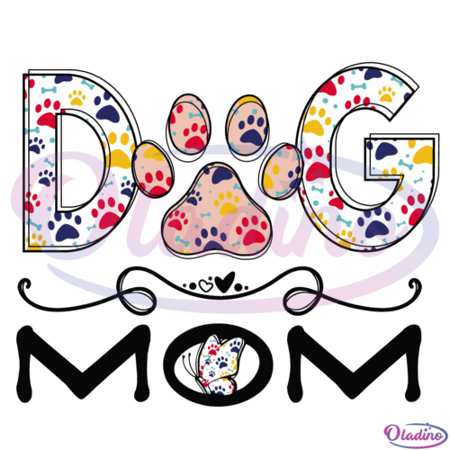 Dog Mom SVG Digital File