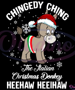 Dominick The Christmas Donkey Italian Christmas Ta SVG Digital File