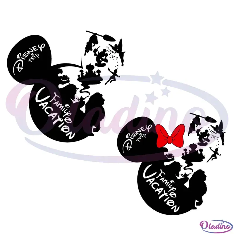 Family Vacation Disney Bundle SVG Digital File, Family Vacation Svg