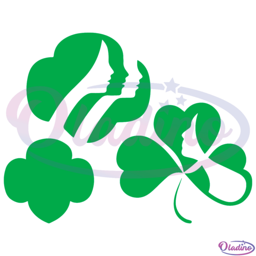 Girl Scout Trefoil SVG Digital File