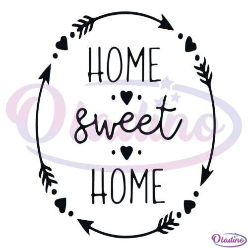 Home Sweet Home SVG Digital File