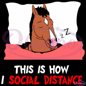 Horse THis Is How I Social Distance PNG